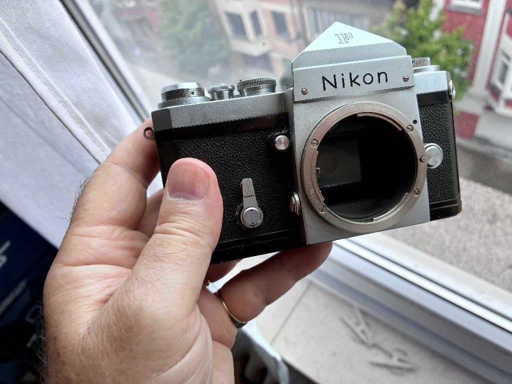Nikon F vintage camerabehuizing collectie, Ophalen of Verzenden, Gebruikt, Spiegelreflex, Nikon