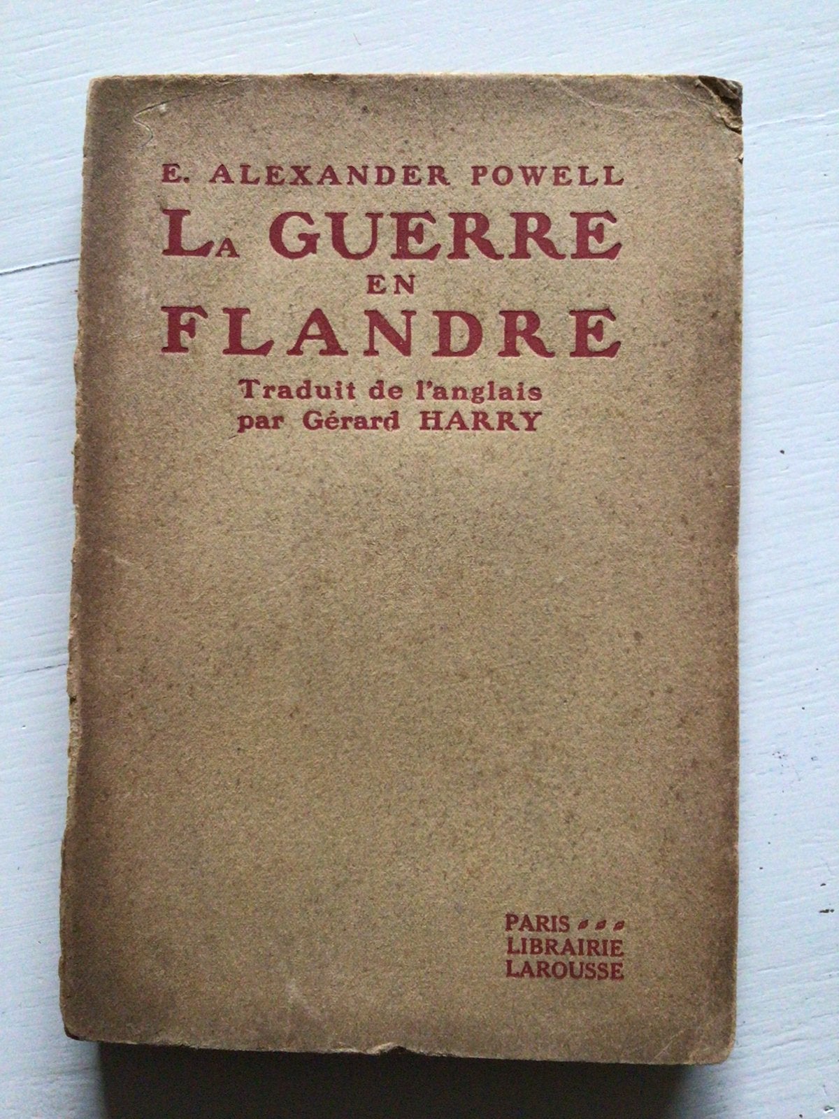 La guerre en flandre, Antiquités & Art, Enlèvement ou Envoi