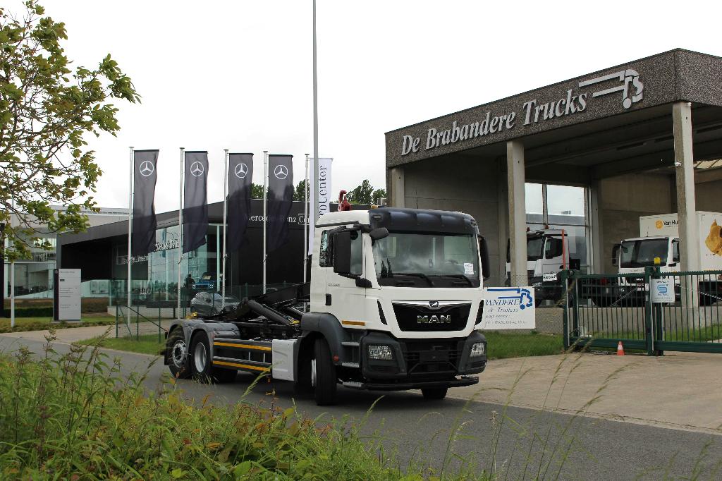 MAN TGS 26.420 6x2/4 - 2018 - 208.900 km - EURO 6, Auto's, Vrachtwagens, Automaat, Euro 6, MAN, Wit