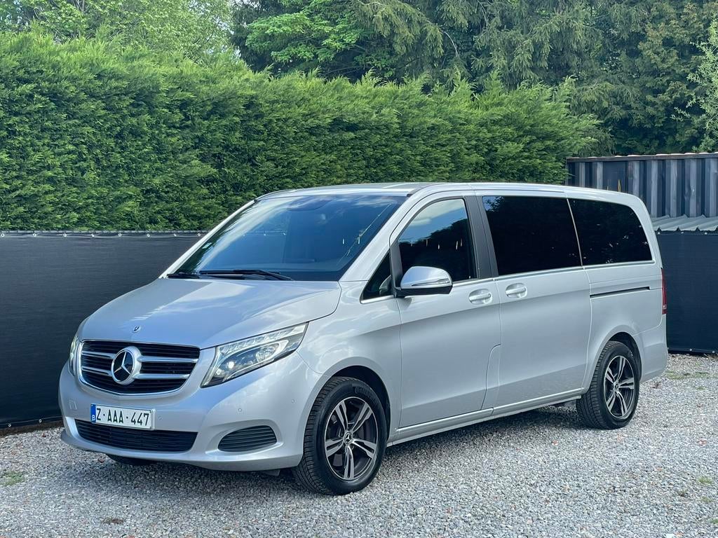 Mercedes V250 4-matic - BTW lichte vracht-trekhaak- 1ste eig, Autos, Cuir, Argent ou Gris, Achat, Euro 6
