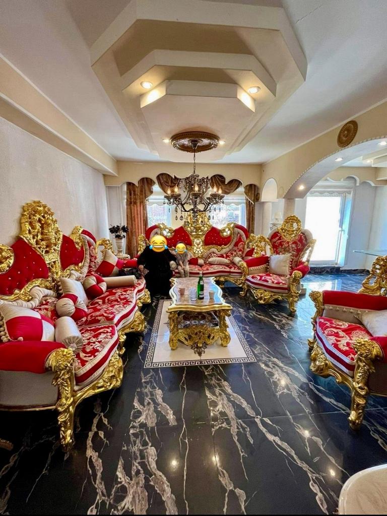 Salon Baroque de luxe – feuille d’or – pour 12 personnes, Maison & Meubles, Accessoires pour la Maison | Autre, Comme neuf, Enlèvement ou Envoi