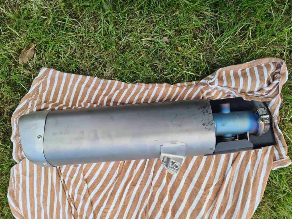 Yamaha R6 RJ27 originele uitlaat / demper., Motoren, Ophalen of Verzenden, Gebruikt