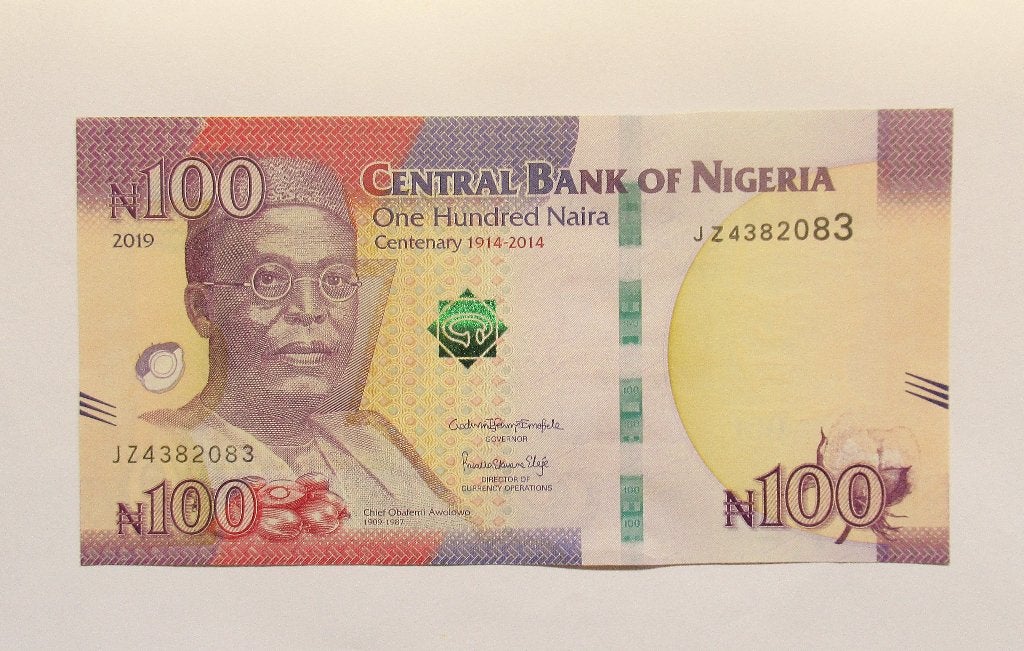 Nigeria 100 Naira 2019, Timbres & Monnaies, Envoi, Nigeria
