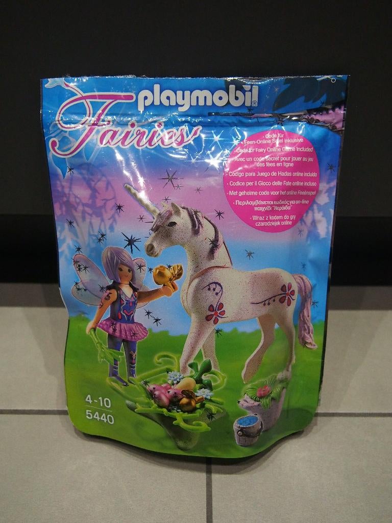 Playmobil set 5440 Banketfee met eenhoorn Ochtenddauw, Kinderen en Baby's, Speelgoed | Playmobil, Ophalen, Zo goed als nieuw, Complete set