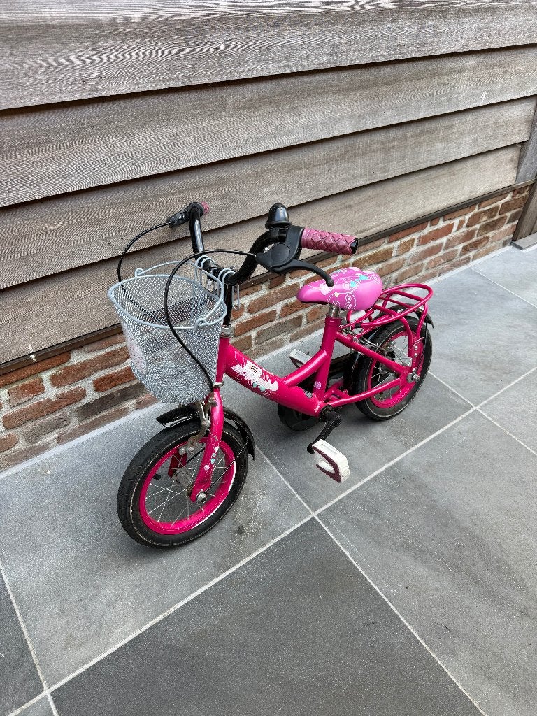 Mickeybike Kinderfiets, Ophalen, Terugtraprem, Zijwieltjes, Gebruikt