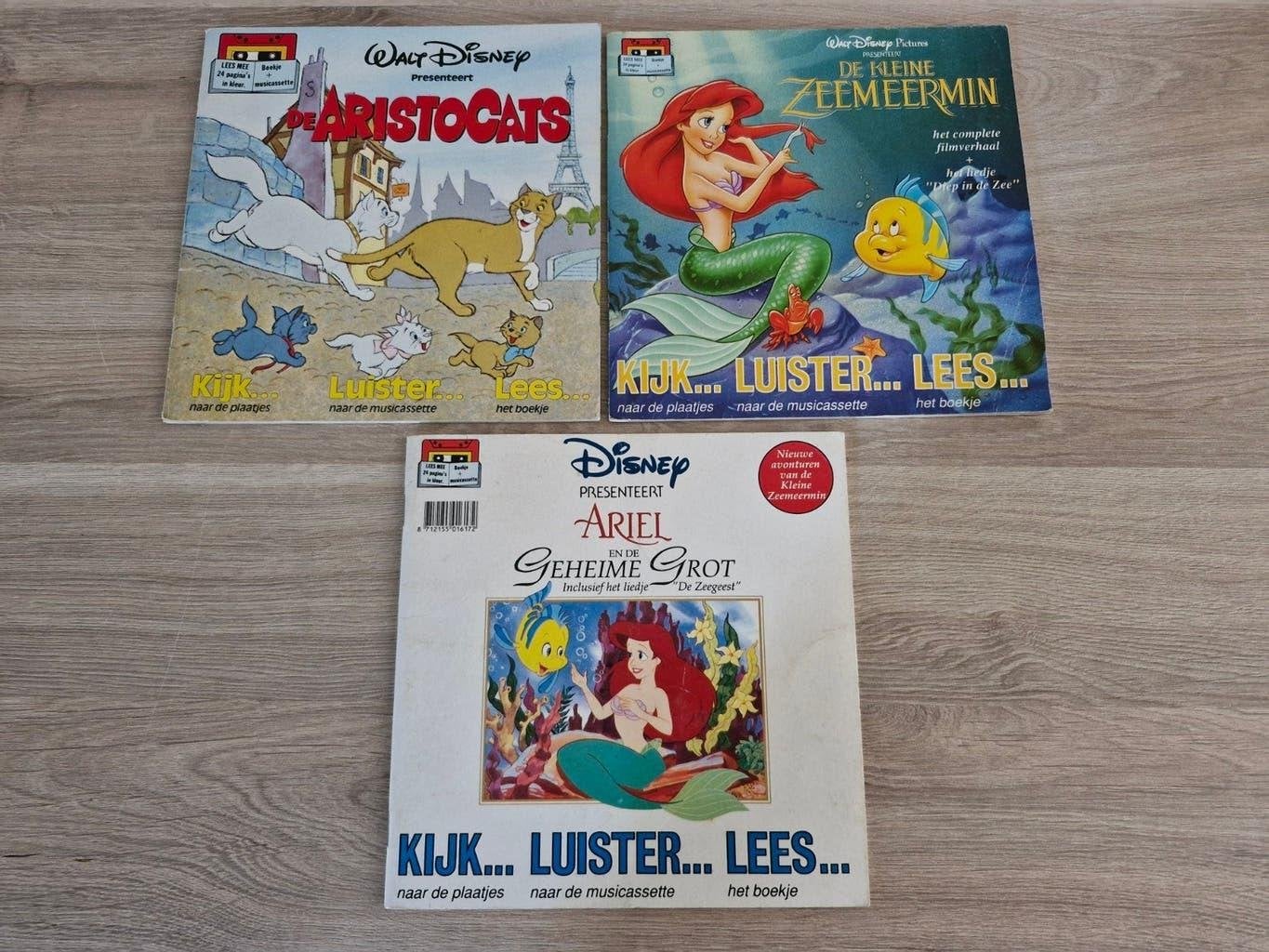 3 oude Boekjes Disney ( zonder de cassettes ) mooie staat, Ophalen of Verzenden, Overige figuren, Zo goed als nieuw, Overige typen