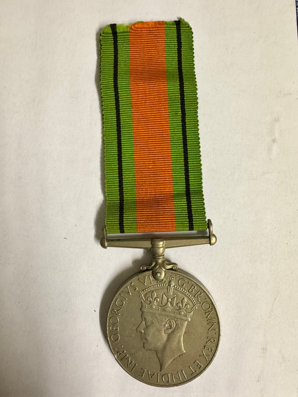 British Defense medal, Verzamelen, Ophalen of Verzenden, Overige soorten, Lintje, Medaille of Wings