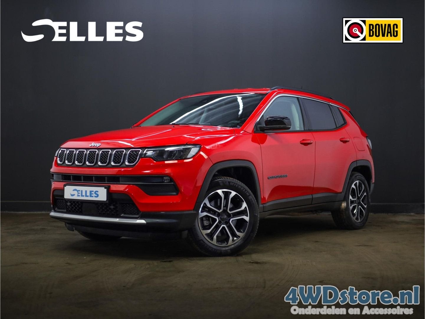 Jeep Compass 4xe 190 Plug-in Hybrid Electric Limited | SOH 9, Auto's, Jeep, Automaat, Zwart, Start-stop-systeem, Hybride Elektrisch/Benzine