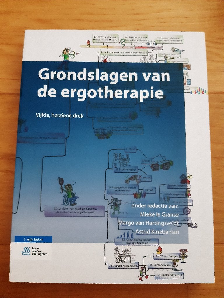 Grondslagen van de ergotherapie, Boeken, Studieboeken en Cursussen, Ophalen, Nieuw, Hogeschool, Gamma