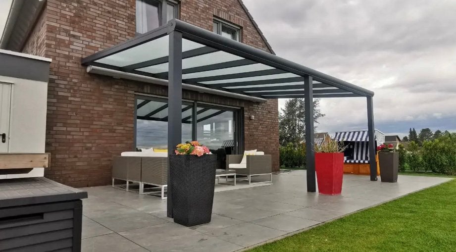 Carport, overkapping, veranda, etc. Met montage, Ophalen, Nieuw