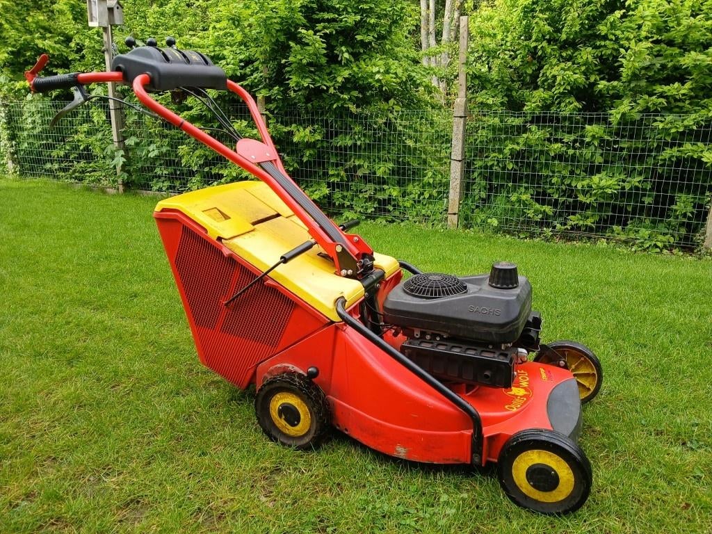 Wolf T51F1P Pro zelfrijdende grasmaaier op benzine, Ophalen, Gebruikt, Benzine-grasmaaier, 50 cm of meer