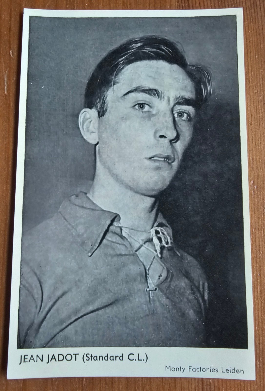Monty Factories Leiden Jean Jadot Standard (pre panini) 1955, Enlèvement ou Envoi, Comme neuf, Image