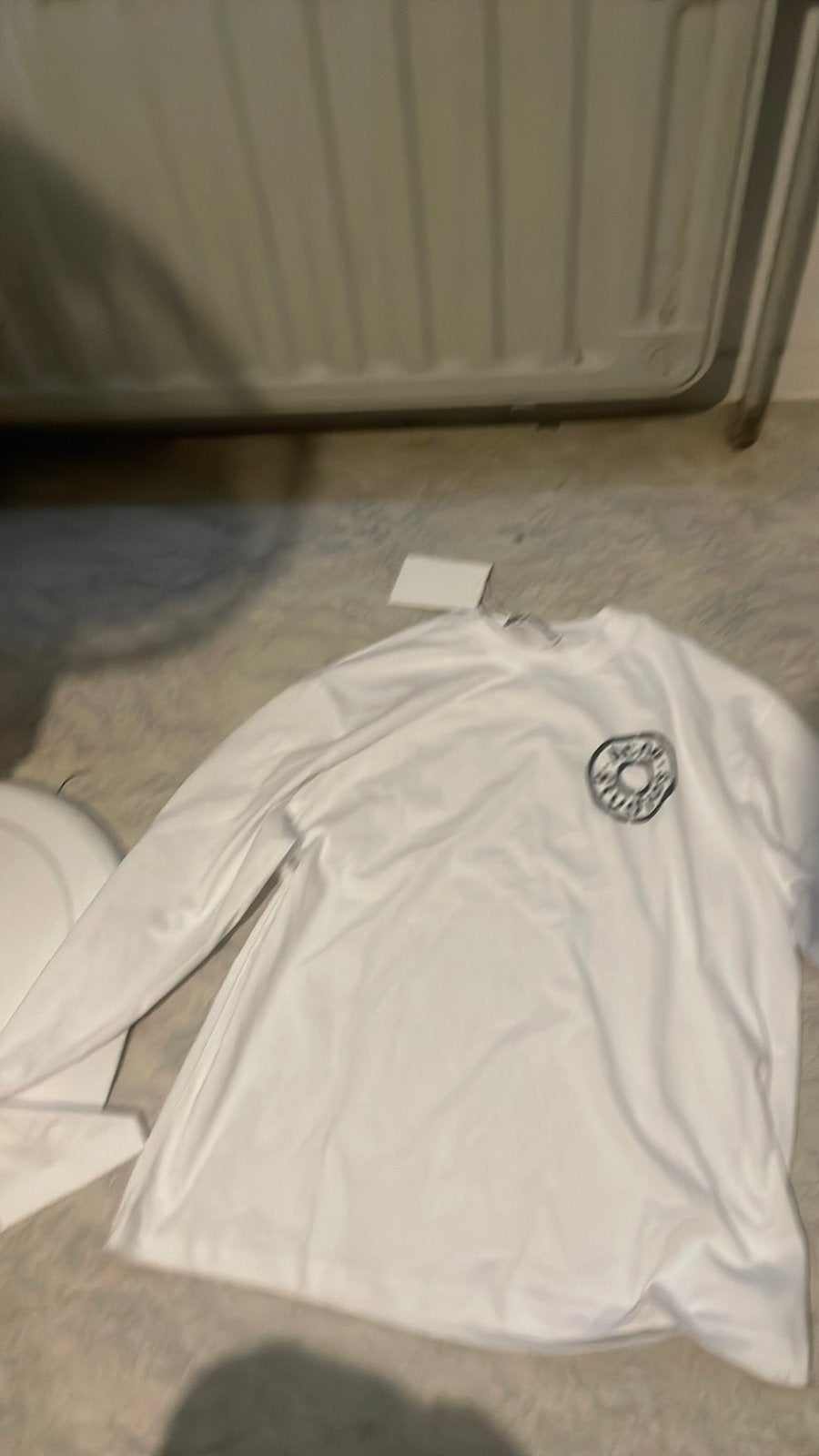Wit Longsleeve Shirt – Sportief & Comfortabel, Kleding | Heren, Ophalen, Zo goed als nieuw, Wit