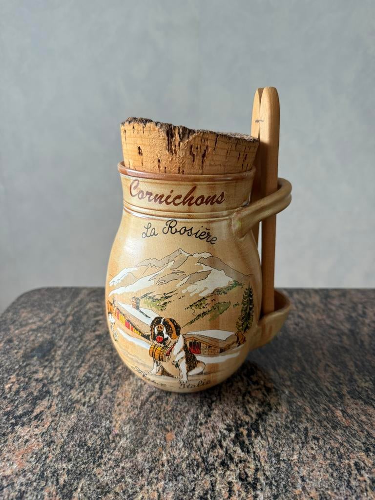 La Rosière - Augurken vaas, Ophalen
