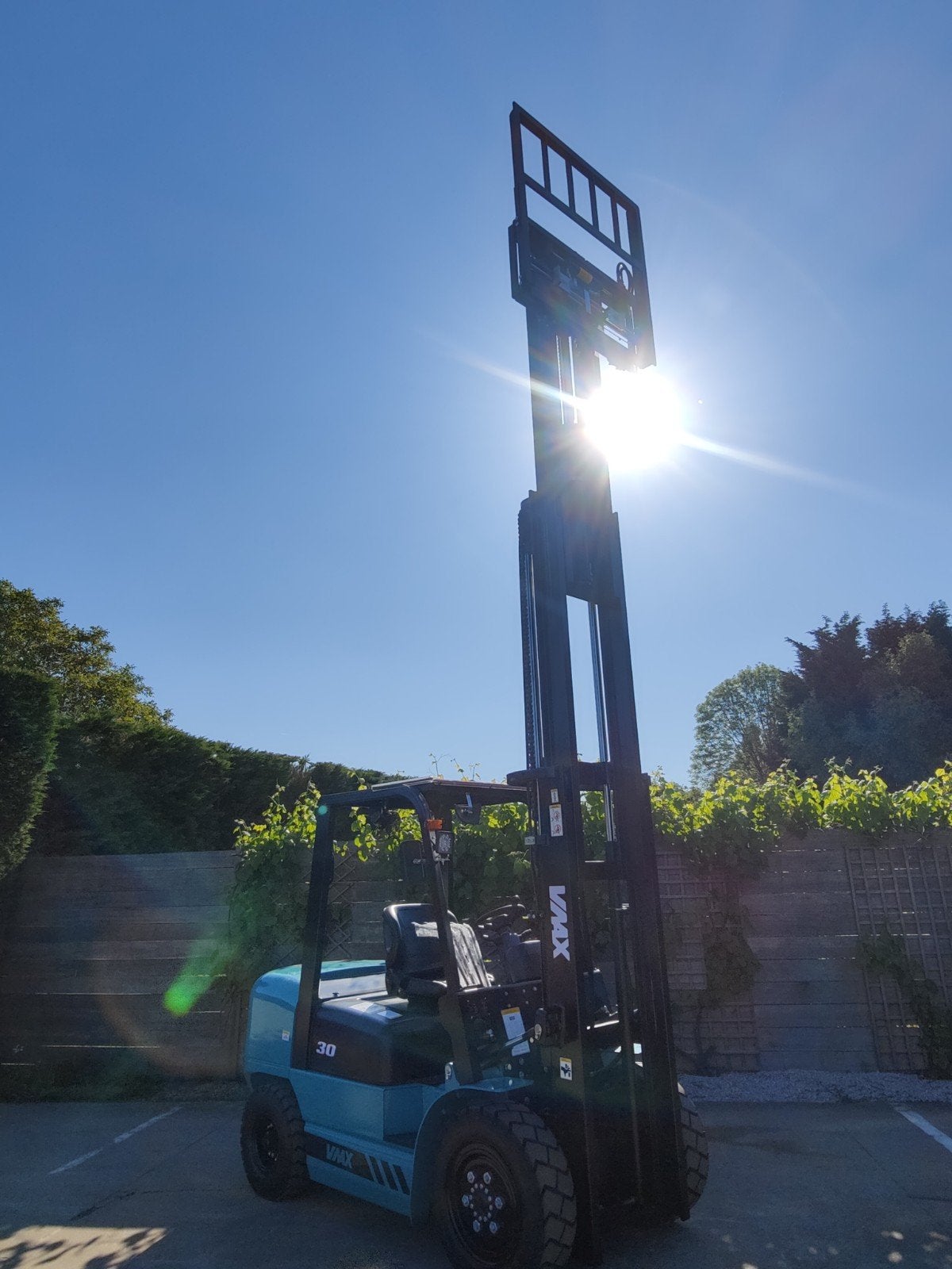 Lithium batterij heftruck nieuw triplex sideshift fork posit, Ophalen