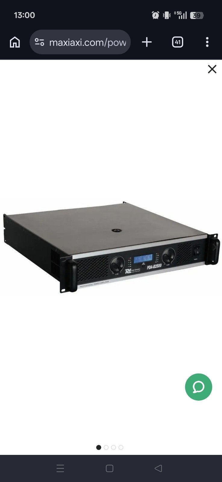 Power dynamics pda 2500, Ophalen of Verzenden, Zo goed als nieuw, 1000 watt of meer, Monitor(versterker)