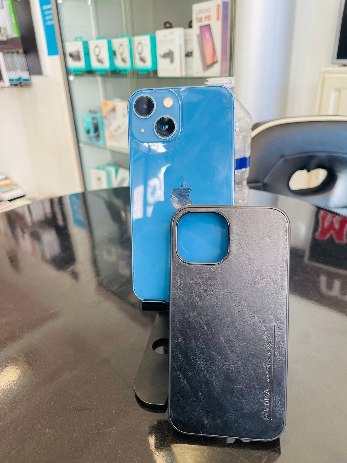 iPhone 13 mini 128GB Blue 82% + Gratis Cover+ protector, Télécoms, 128 GB, IPhone 13, Comme neuf, Enlèvement