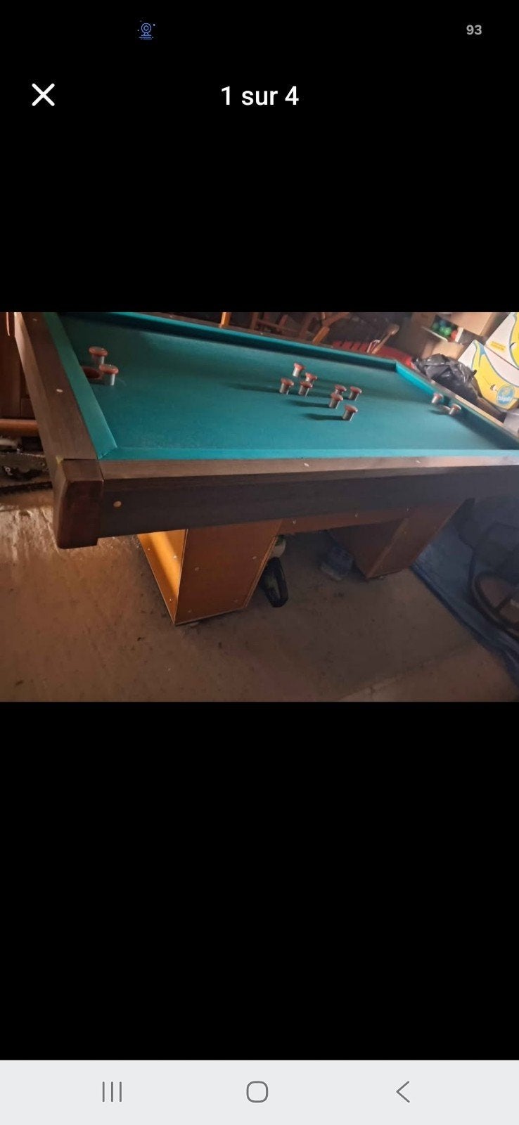billard bouchon duque, Ophalen