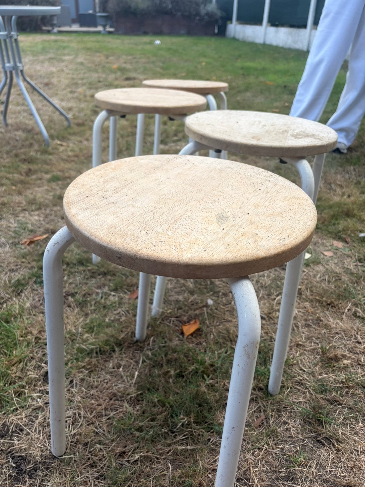 Tabouret, Huis en Inrichting, Ophalen, Zo goed als nieuw, Hout