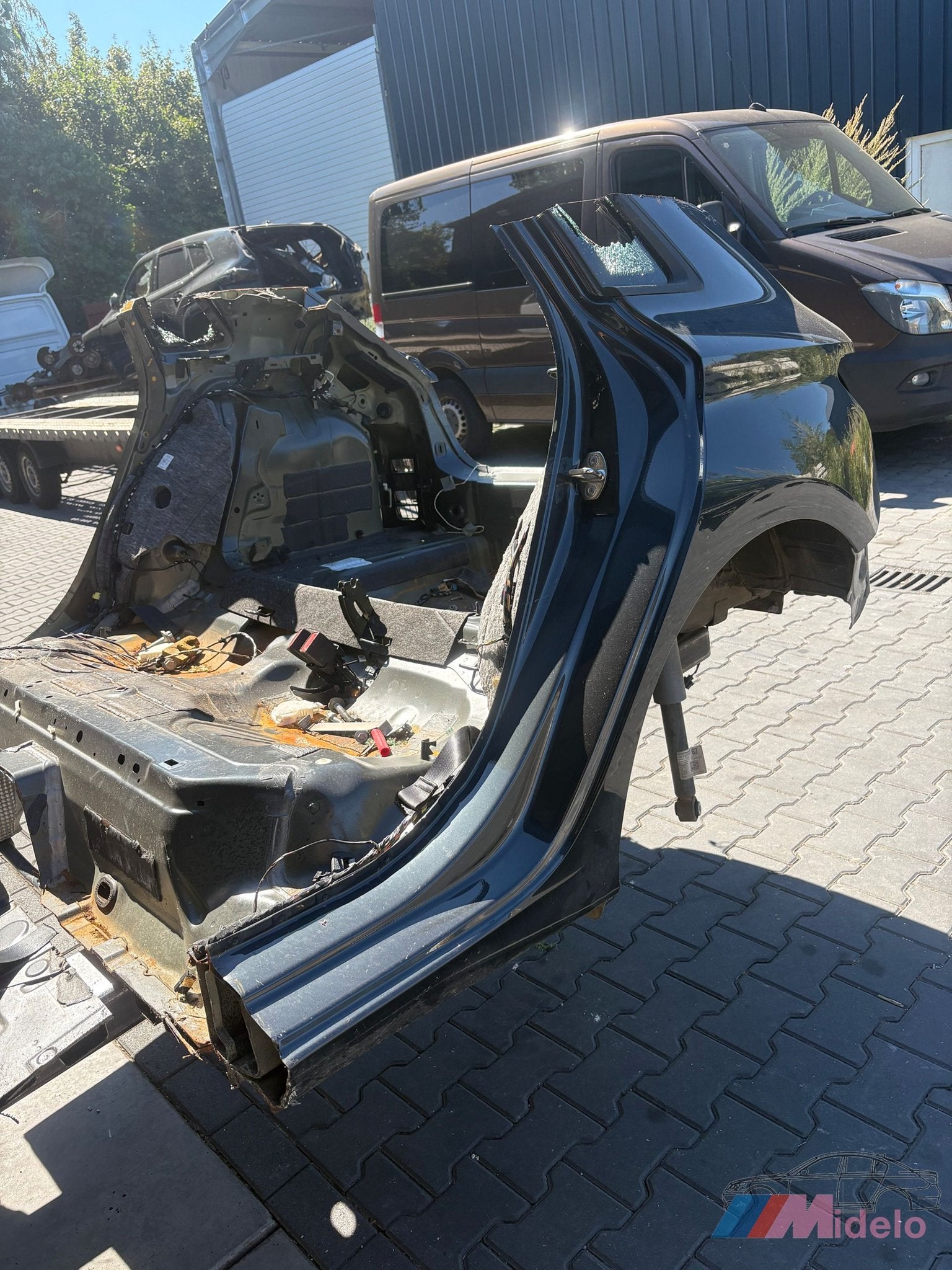 AUDI A3 8Y ACHTERSCHERM LINKS LX7L, Gebruikt, -, -, Spatbord