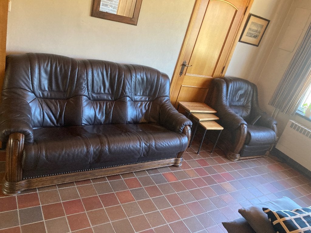 Salon, Huis en Inrichting, Zetels | Complete zithoeken, Ophalen, Zo goed als nieuw, Hout