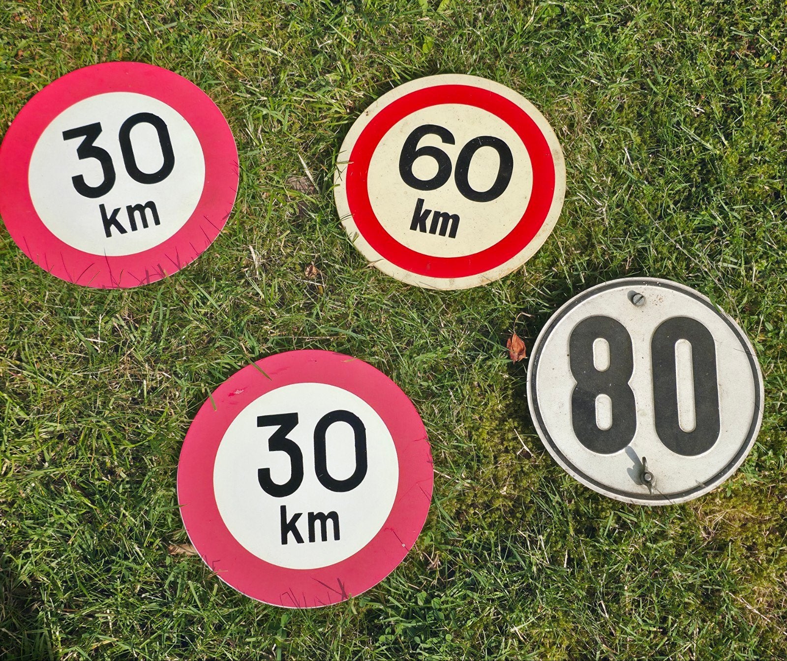 Verkeersborden mini in metaal, Ophalen of Verzenden