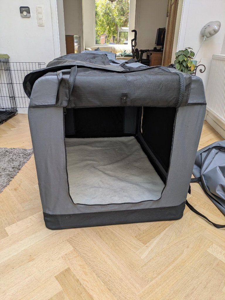 Hondenreisbench XXXL, Dieren en Toebehoren, Ophalen, Zo goed als nieuw