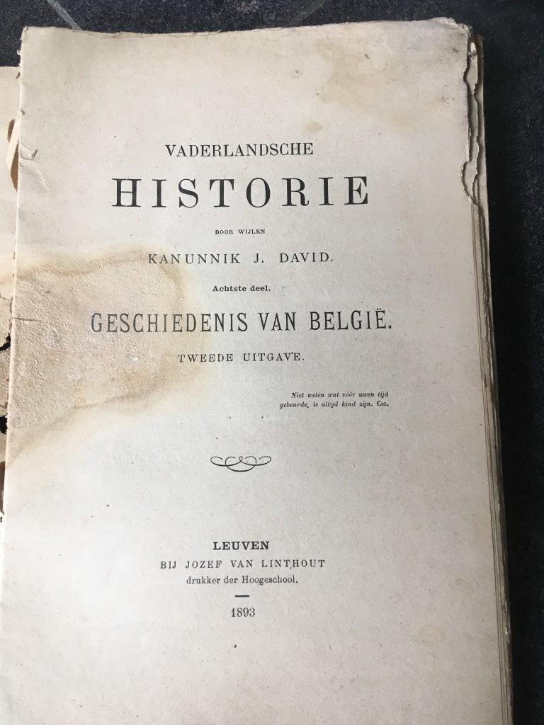 Vaderlandsche historie - J. David - 1893 - Bourgondische, Ophalen of Verzenden