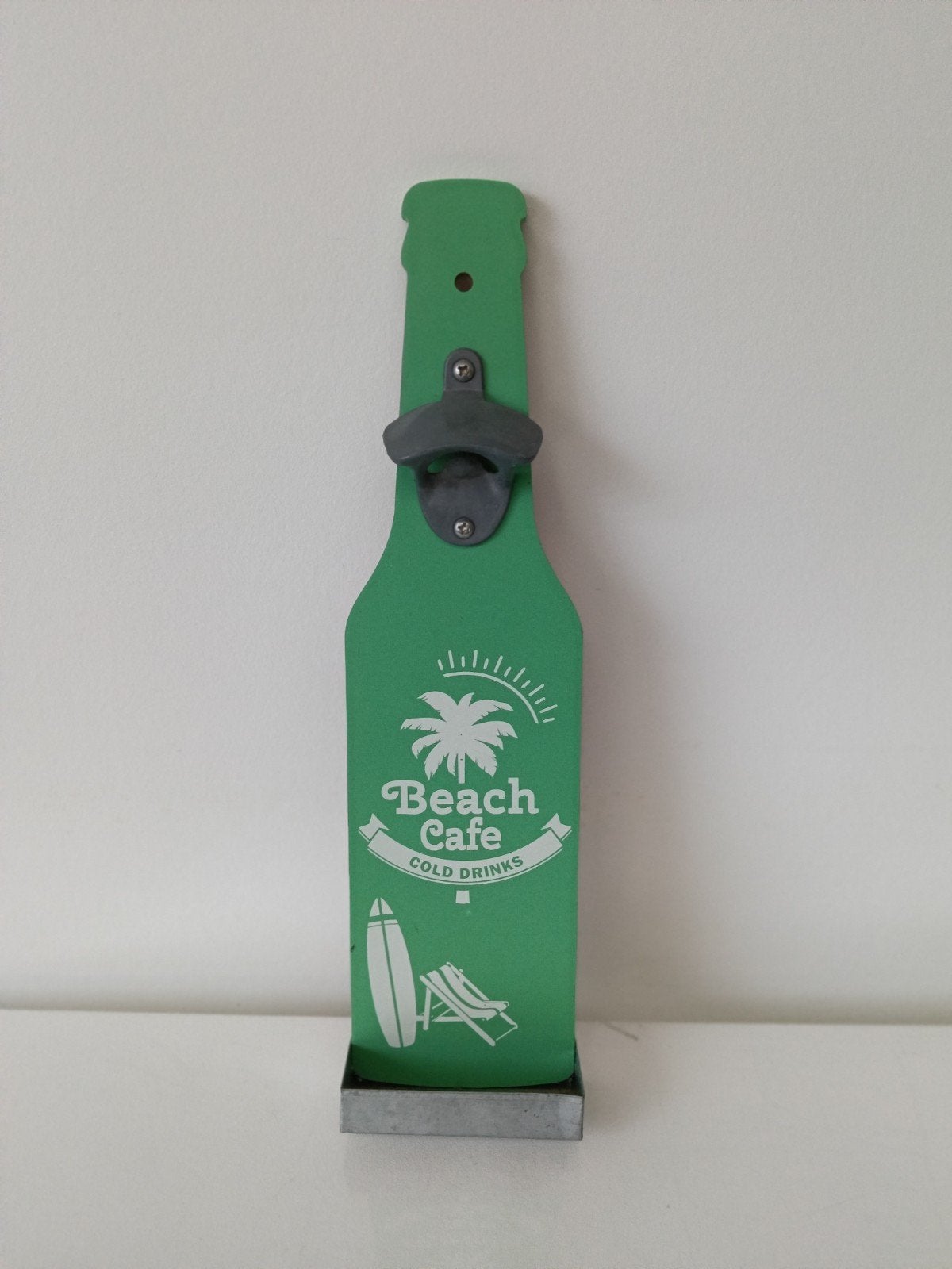 Muurdecoratie flesopener flessenopener kroontjeswipper, Ophalen of Verzenden, Zo goed als nieuw, Hout