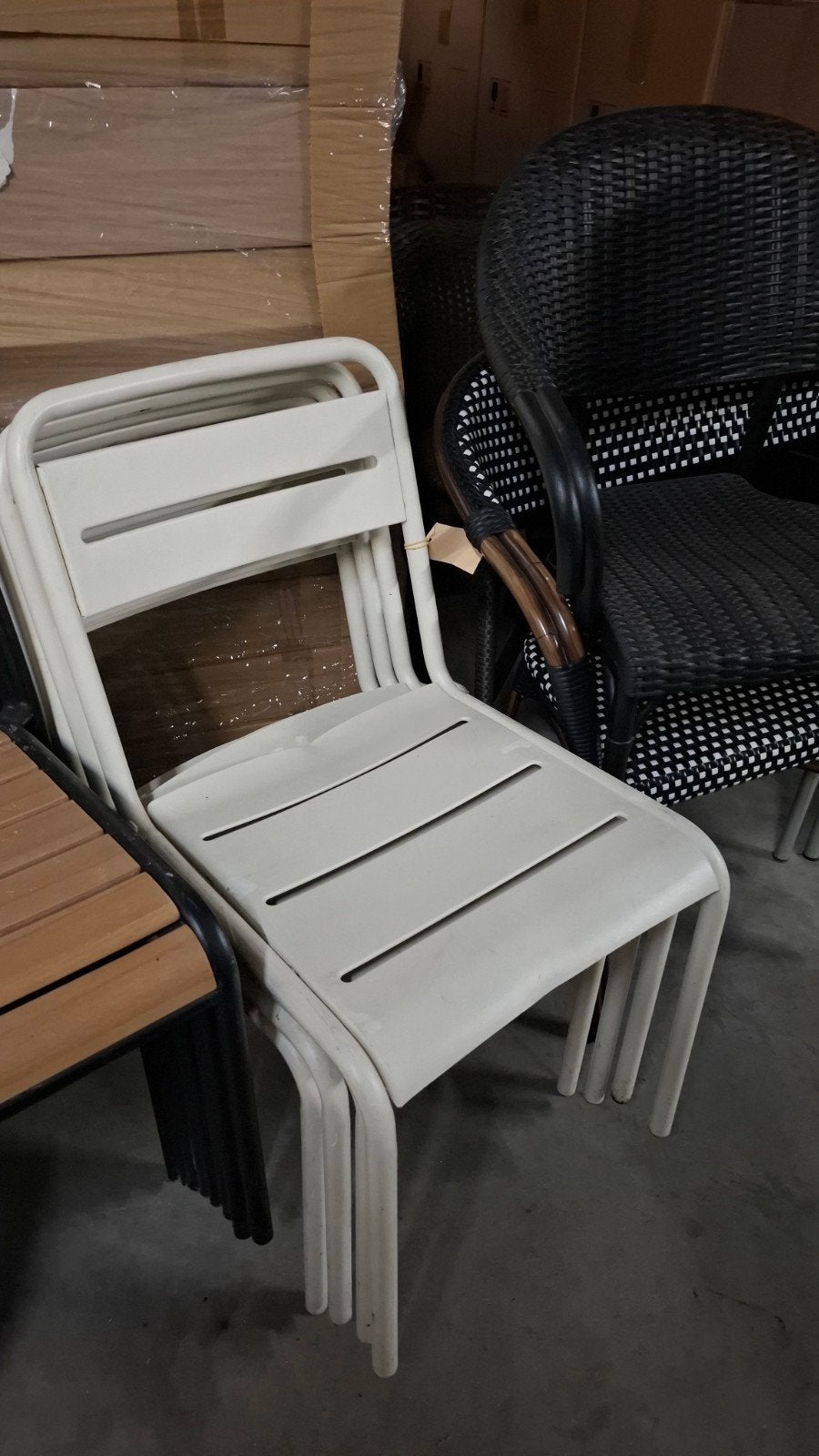 4 emu star design stoel + 4 emu star barkruk horeca lot, Tuin en Terras, Tuinstoelen, Ophalen of Verzenden, Gebruikt, Metaal, Stapelbaar