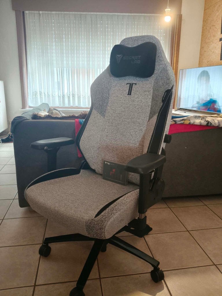 Secretlab Titan Evo Cookies and Cream gaming chair, Gris, Comme neuf, Chaise de bureau de gaming, Enlèvement