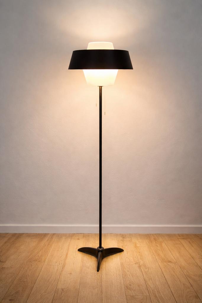 Lampadaire NX 109 Monaco par Louis Kalff pour Philips 1950s, Antiquités & Art, Antiquités | Éclairage, Enlèvement