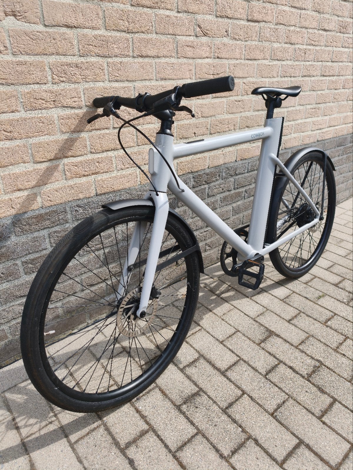mooie Cowboy C3 in mineral grey, Fietsen en Brommers, Ophalen, Gebruikt, 50 km per accu of meer, Cowboy