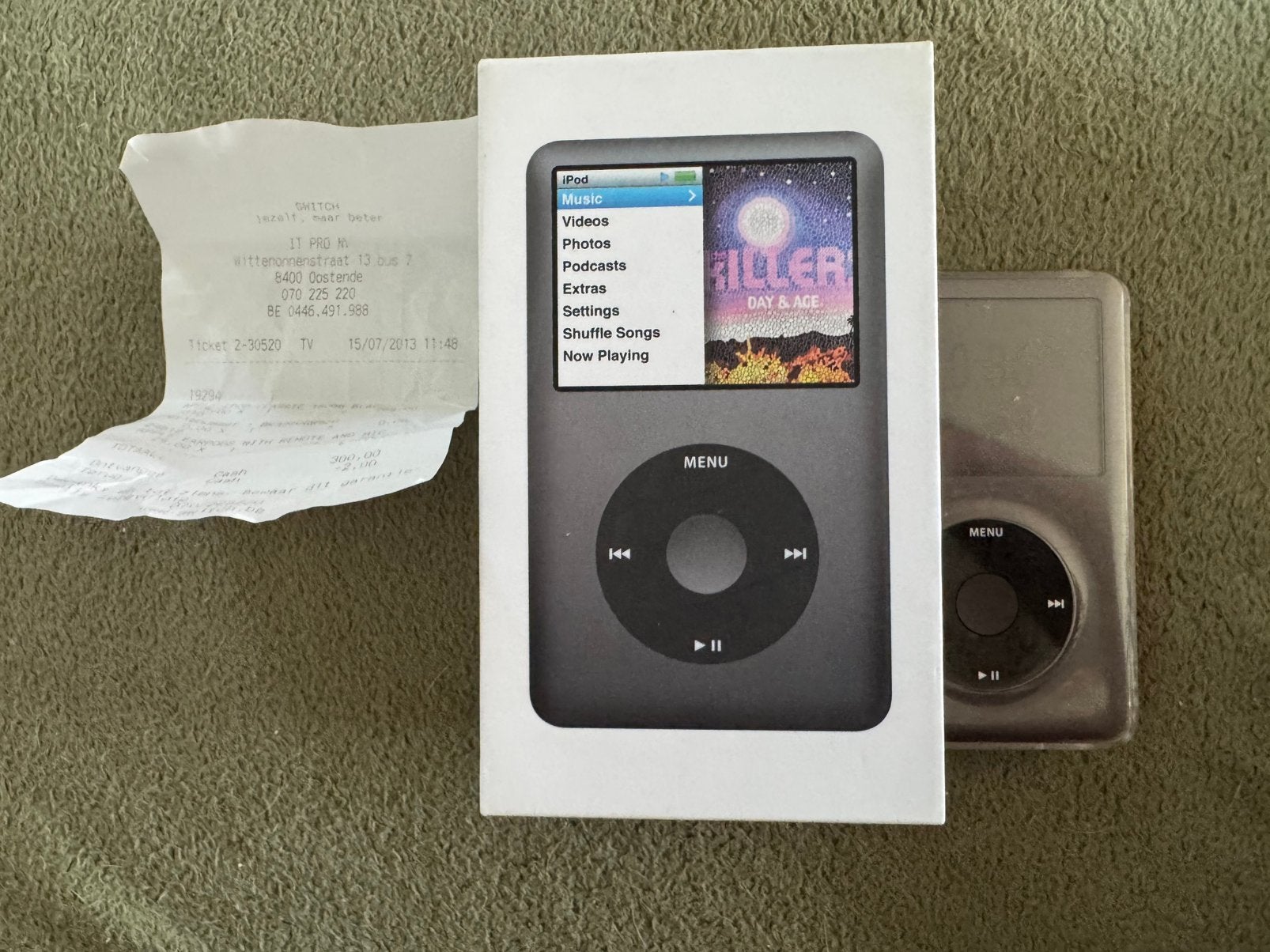 AppleiPod Classic160Go(last génération)-Boîte+Facture, Audio, Tv en Foto, Ophalen of Verzenden, Zo goed als nieuw, Zwart, Classic