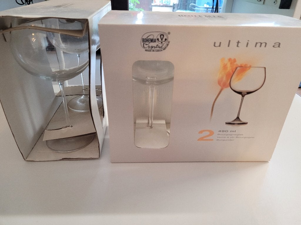 4 wijnglazen, Huis en Inrichting, Keuken | Servies, Ophalen, Nieuw, Glas, Glas of Glazen