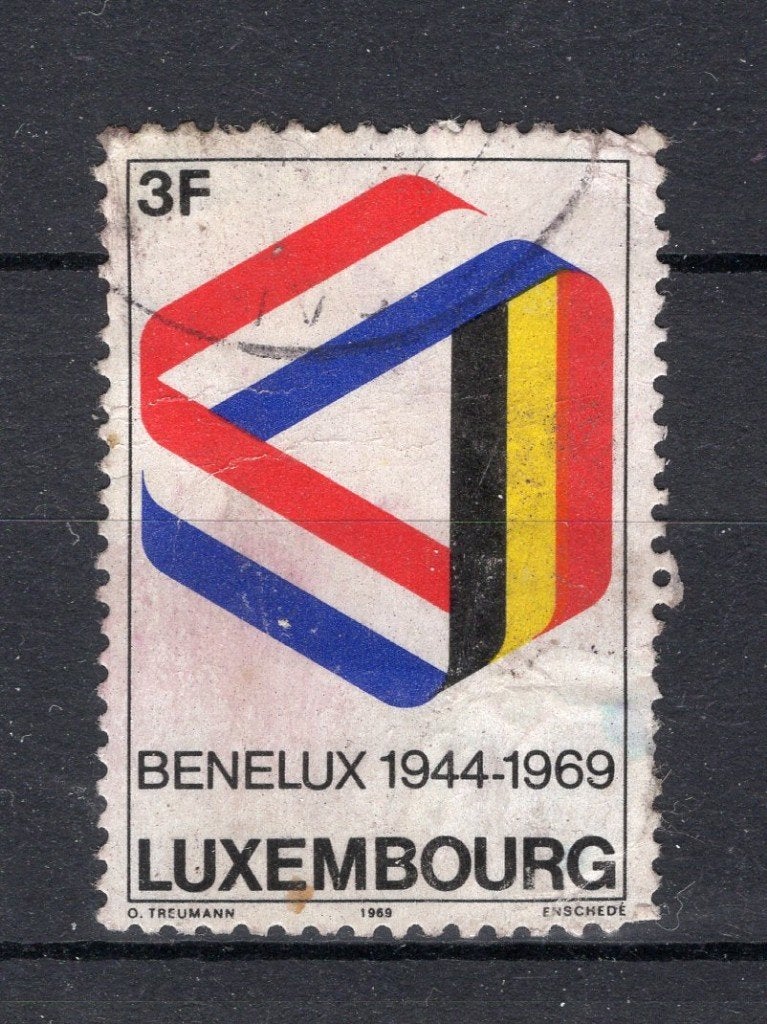 Luxembourg Yt. 743 estampillé 1969, Envoi, Luxembourg, Affranchi