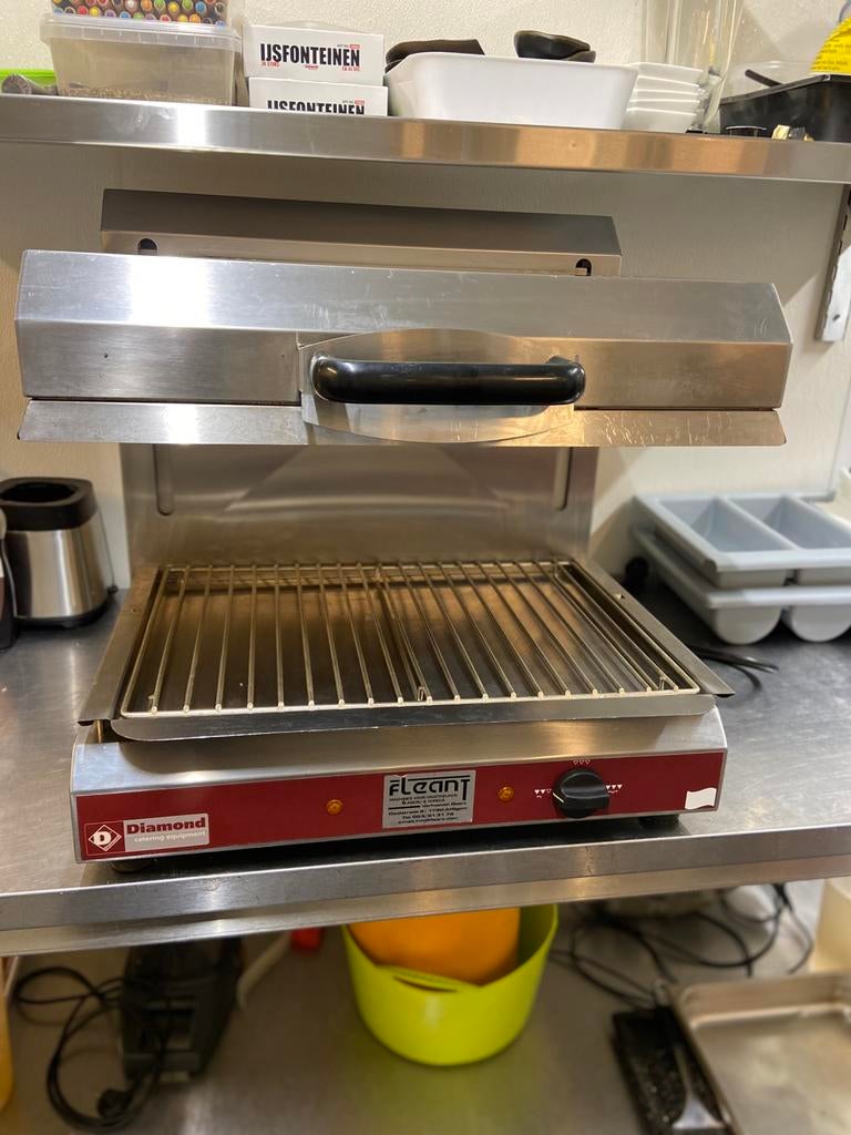 Horeca, Ophalen, Gebruikt, Fornuis, Frituur en Grillen