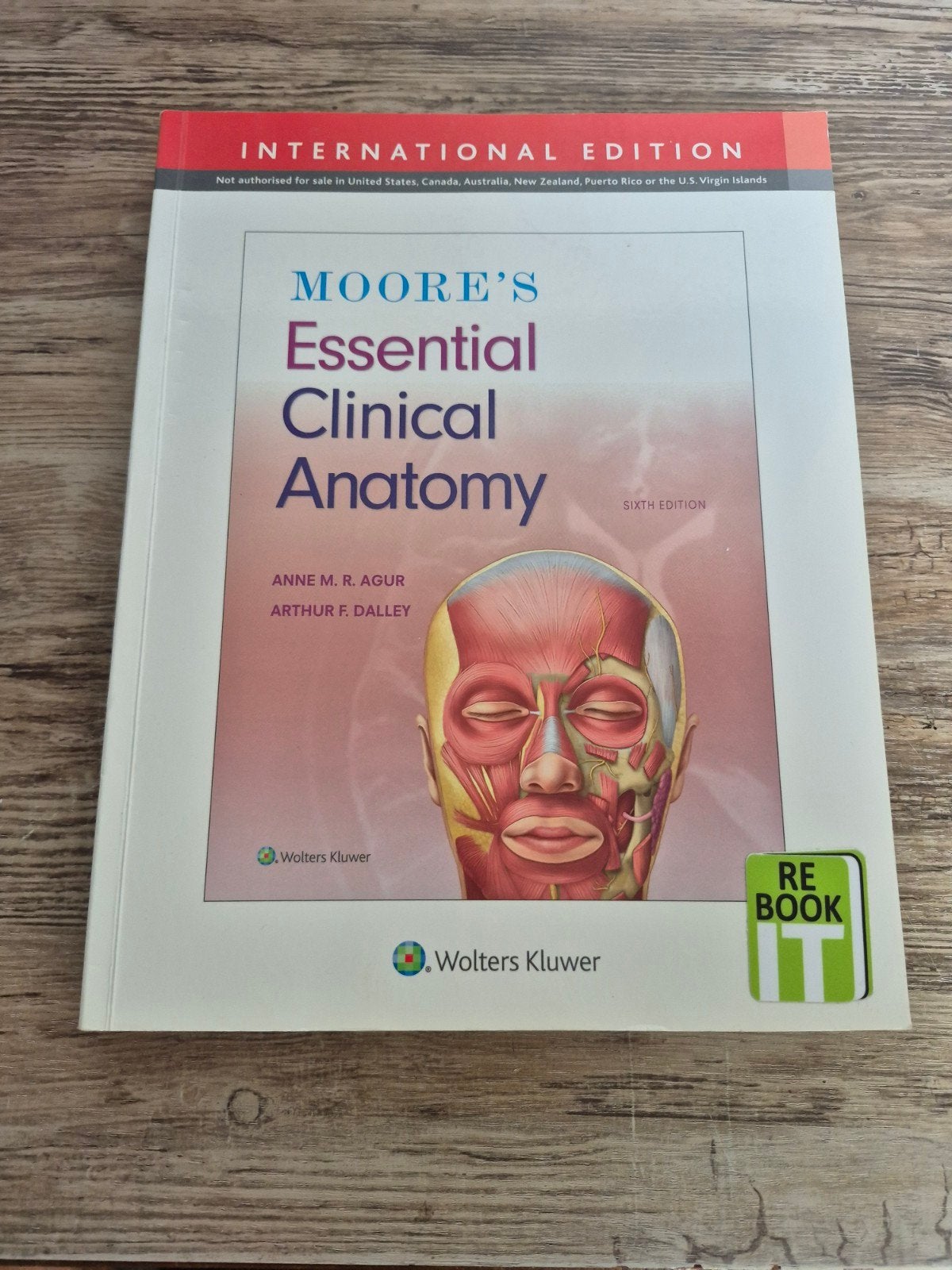 Moore´s Essential Clinical Anatomy 6th edition, Ophalen of Verzenden, Gelezen, Overige niveaus, Anne M. R. Agur; Arthur F. Dalley