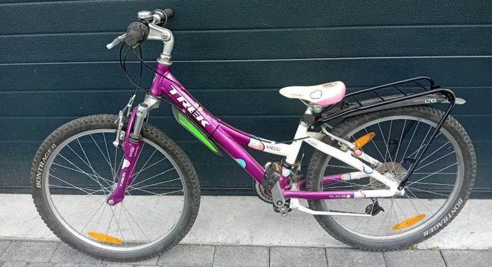 Alu MTB kinderfiets Trek 24inch 21speed NIEUWPRIJS 369euro🚴, Gebruikt, Hardtail, Velgrem, Trek