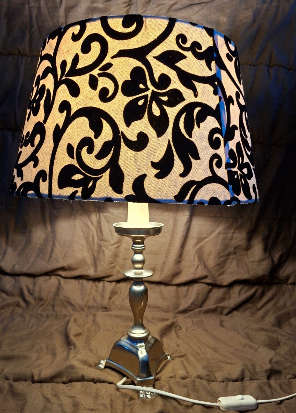 Lampe de style baroque plus ancienne, Maison & Meubles, Enlèvement, Comme neuf, 65 cm, Art déco