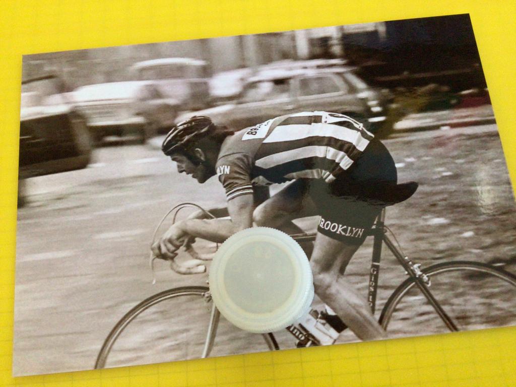 wielerfoto 1973 team gios brooklyn  roger de vlaeminck, Verzenden, Zo goed als nieuw