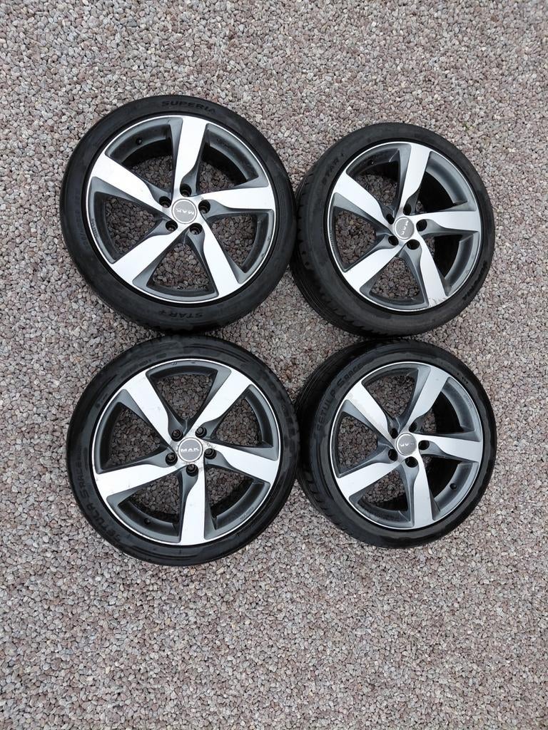 MAK 18” velgen met banden – 5x108 – Volvo,Ford,Peugeot, Auto-onderdelen, Banden en Velgen, Ophalen, 18 inch, Gebruikt, Velg(en)