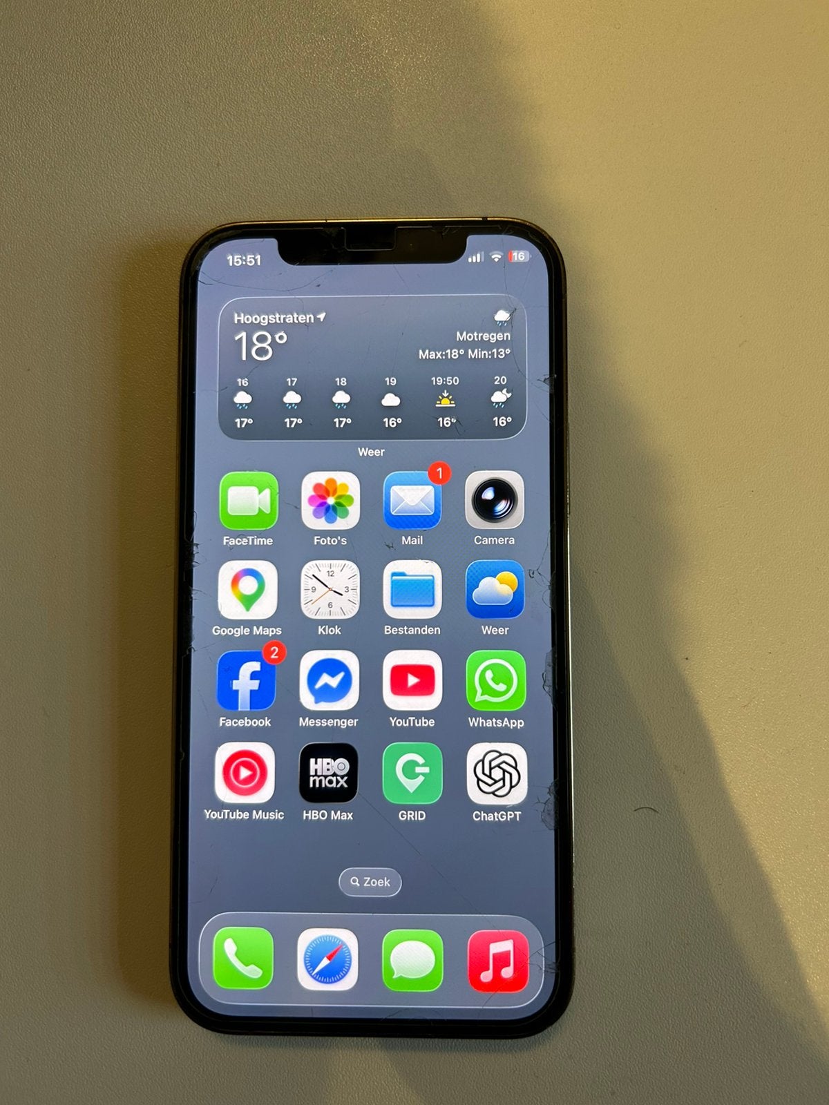 iPhone 12 Pro 128GB – Goud, Telecommunicatie, Ophalen, IPhone 12 Pro, Zonder simlock, 74 %