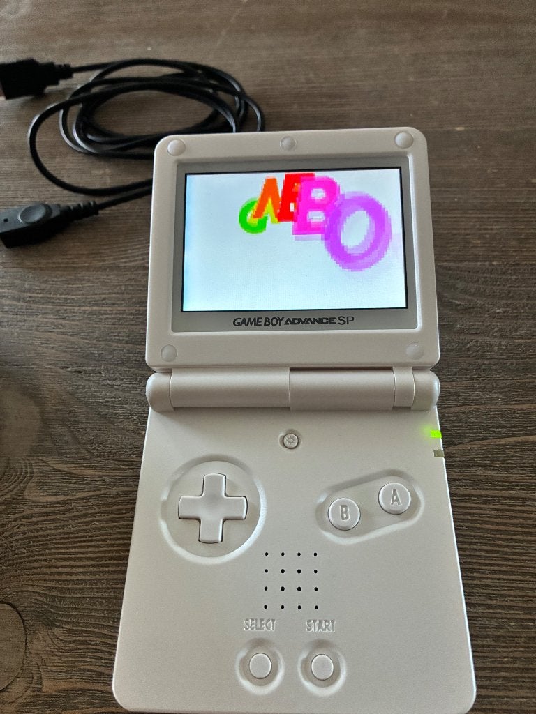 GBA SP IPS (pearl White), Enlèvement ou Envoi, Neuf, Game Boy Advance SP, Avec housse de protection ou sac