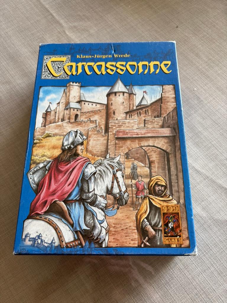 Carcassonne 1e generatie met 70 punten kaart., Hobby & Loisirs créatifs, Jeux de société | Jeux de cartes, Enlèvement ou Envoi