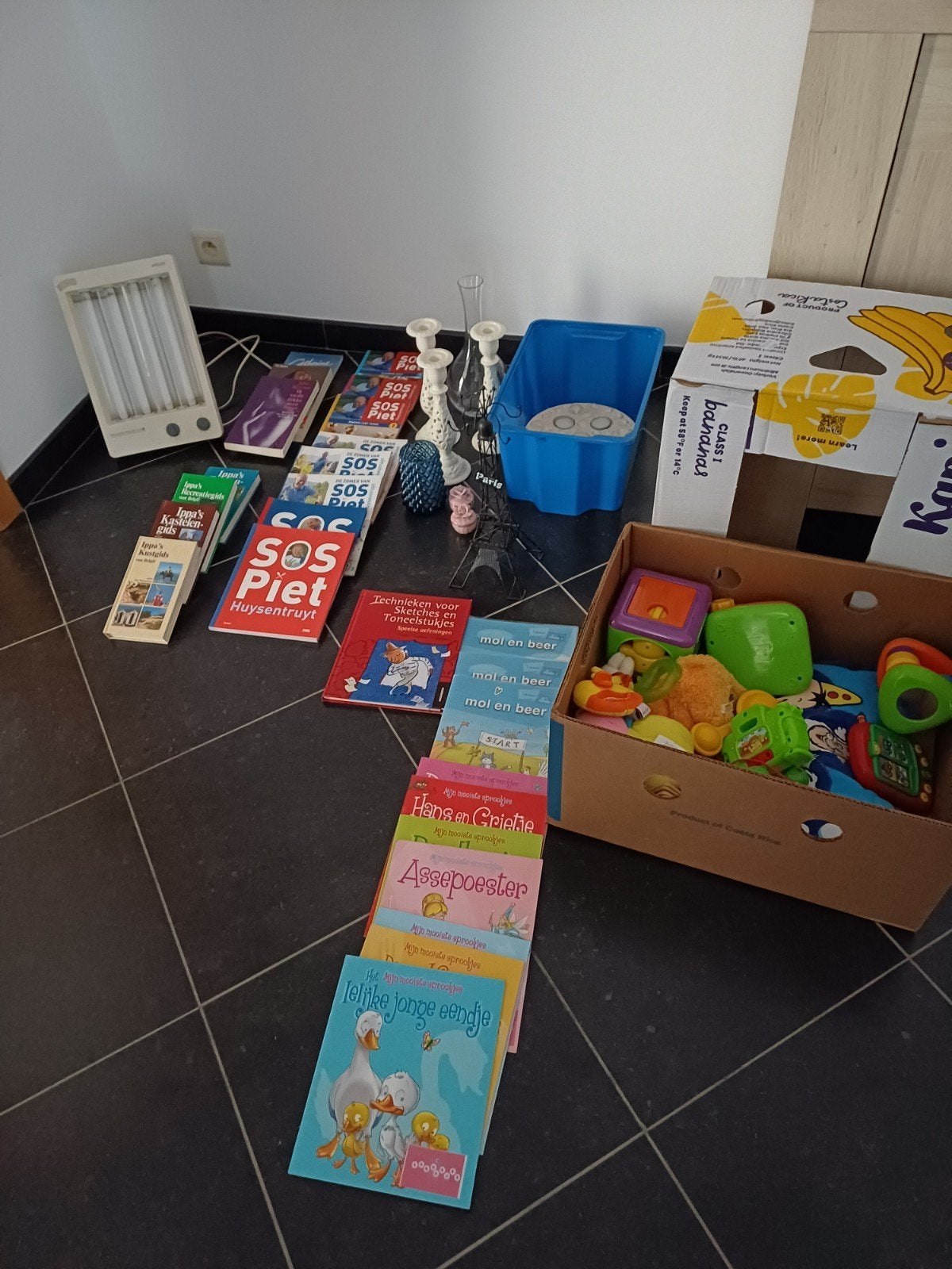 rommelmarkt gerief alles samen voor 10 euro, Ophalen