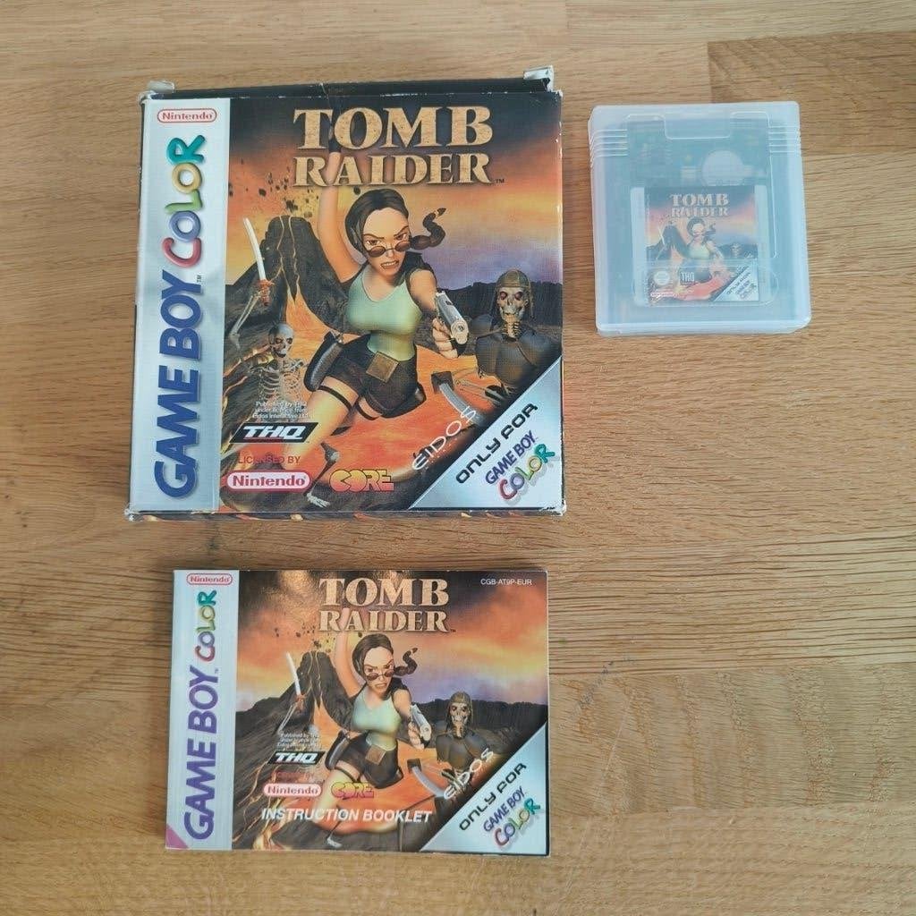 CIB: Tomb Raider (Compleet in Doos) - Game Boy Color, 1 speler, Ophalen, Gebruikt, Avontuur en Actie
