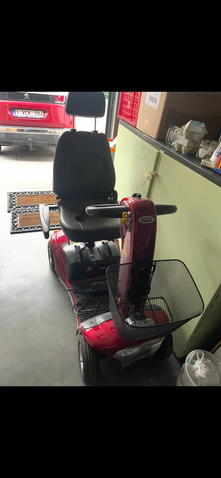 Shoprider TE-GK10, Enlèvement ou Envoi, Pliant, Comme neuf, Fauteuil roulant électrique