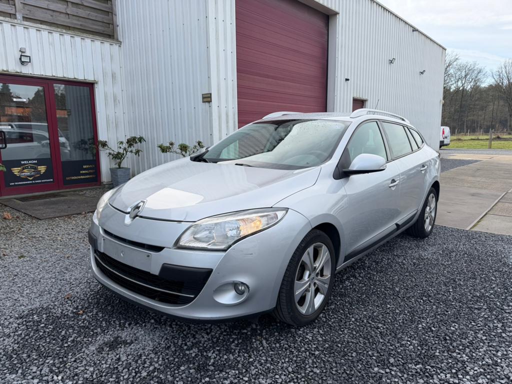 Renault Megane Grandtour 1.5 dCi 110 pk start rijd goed, Auto's, Renault, 121 g/km, Euro 5, Zwart, Parkeersensor