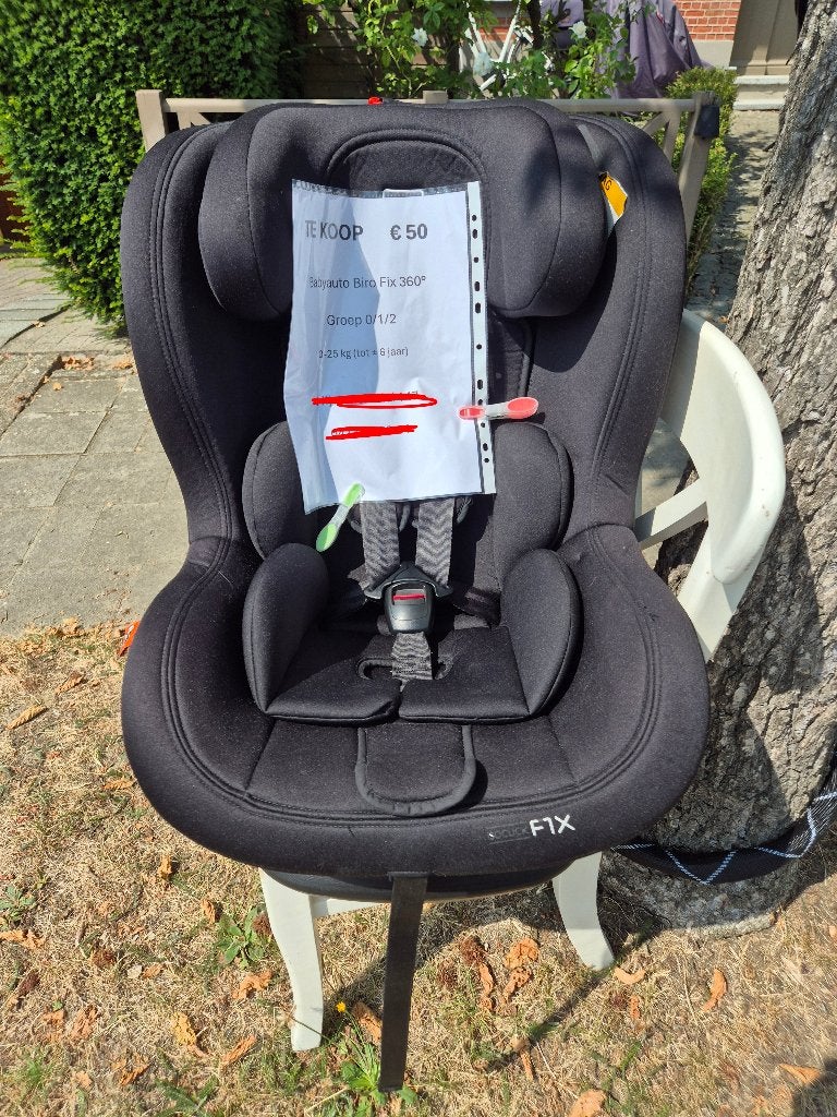 Autostoel Biro Fix 360, 0-25 kg, Verstelbare rugleuning, Gebruikt, Isofix, Ophalen